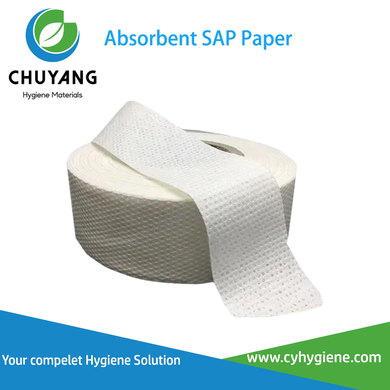 Good absorbent fluff pulp SAP paper raw materials for feminine sanitary napkin pads 